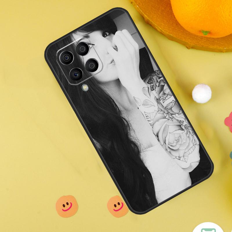 Sexy Sleeve Tattoo Girl Case For Samsung Galaxy M35 M33 M21 M31 M16 M36 M56 M53 M13 M12 M32 M52 M15 M55 M14 M34 M54