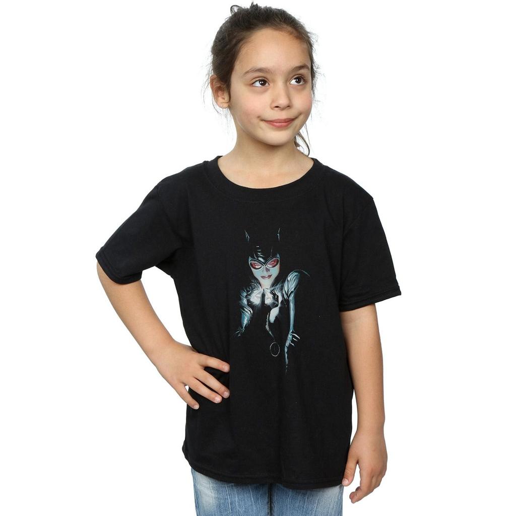 DC Comics Girls Batman Alex Ross Catwoman Cotton T-Shirt