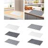 Collapsible Dish Mat, Nonslip Waterabsorbing, , Diatomaceous Earth Mat for Utensils, Dishes