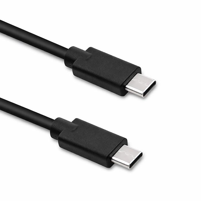 Qoltec Kabel USB 2.0 typ C męski | USB 2.0 typ C męski | 2m | Czarny
