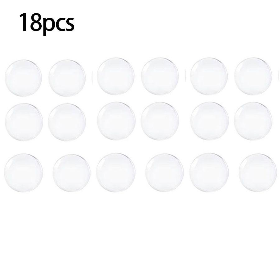 Door Knob Wall Shield Clear Soft Rubber Door Stopper Door Handle Bumper Mute Stickers Wall Protector Muffler Pad Protective Plug