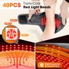 Electric Heating Ankle Guard 5 Levels Hot Compress 660nm Near Infrared Massage Cordless Foot Massager Ankle Protector Strap