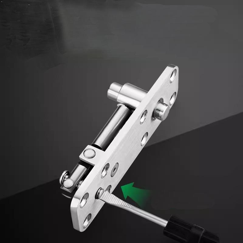 Stainless Steel Rotating Axis Sky Axis Wooden Hinge Invisible Door Up And Down Secret Hinge Door