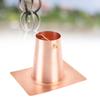 Rain Chain Gutter Adapter Metal Rain Catcher Chain Adapter for Installation Outside Gutters Downspout