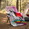 Personalized Custom Name Blanket - Peppa Pig Print Design,Blanket for Sofa,Bed,Travel,Camping - Soft and Warm, Great Gift