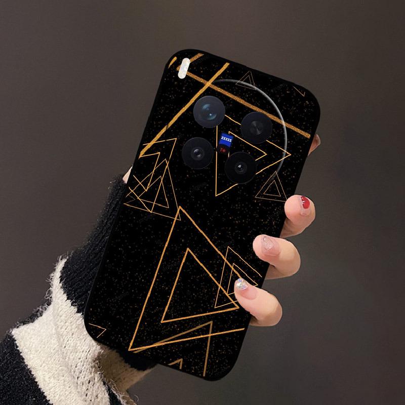 For Vivo X300 Pro Case New Stylish Silicone Soft TPU Back Cover For Vivo X300Pro Shockproof Bumper Fudna X 300 Pro V2502A Capa