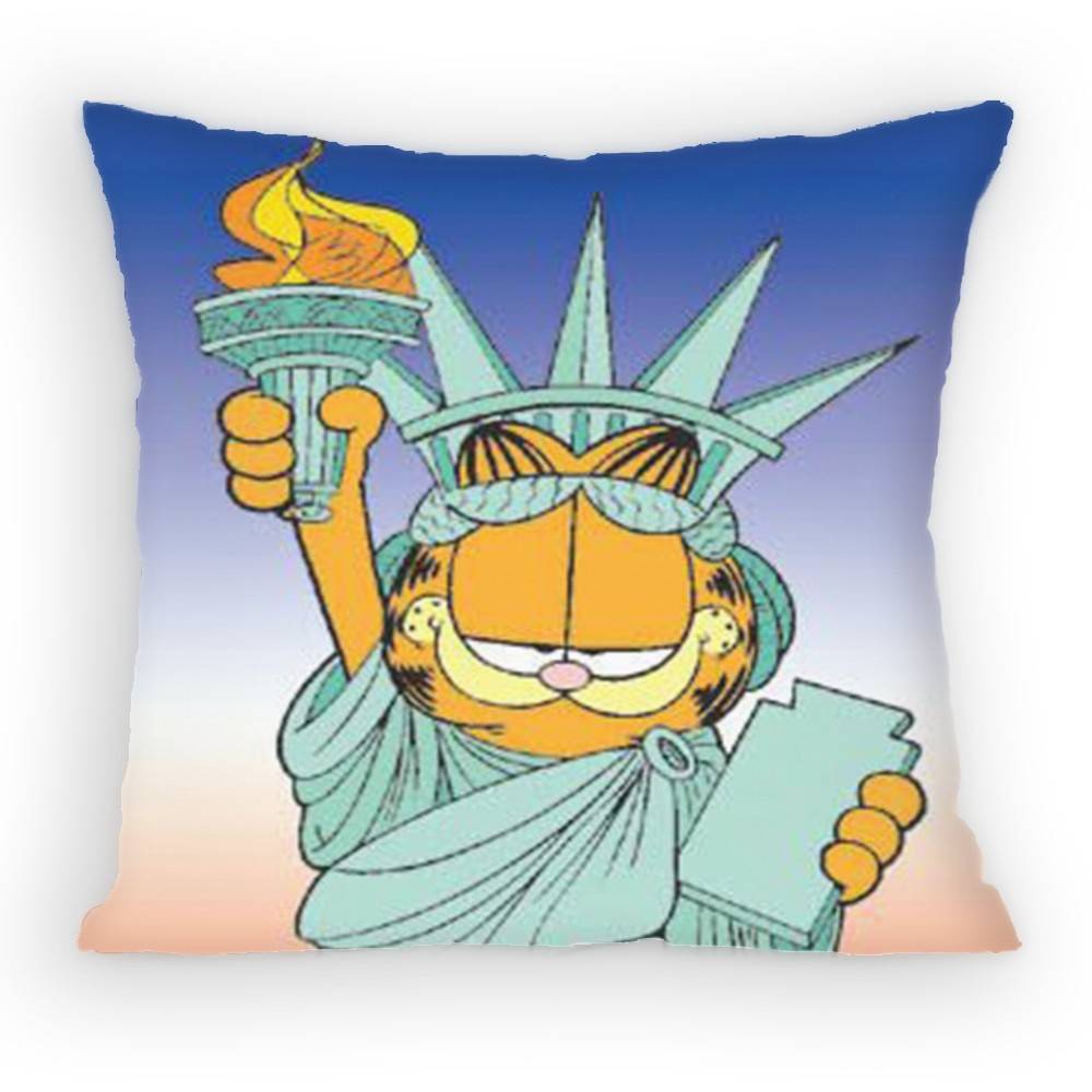 Cartoon GGarfields Anime Pillow Case Sofa Living Room Bedroom Headboard Backrest Cushion Square Cushion Nap Time
