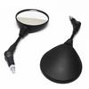Espelho retrovisor lateral dobrável para motocicleta