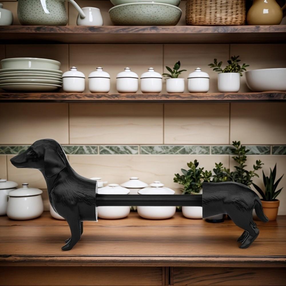 Freestanding Dachshund Paper Towel Holder 3D Printed Animal Shape Roll Holder Kitchen Countertop