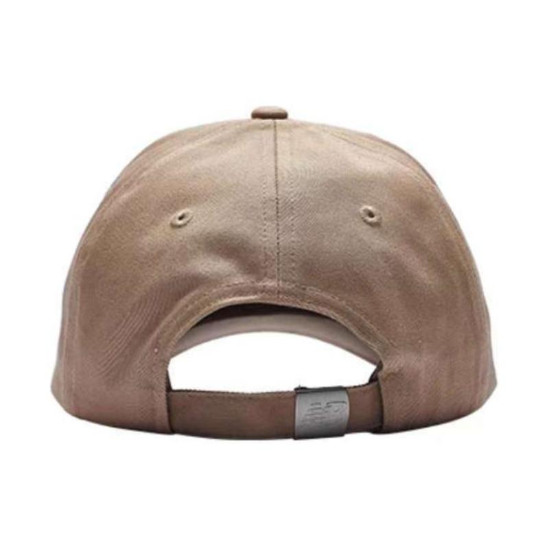 New Balance Cotton Baseball Caps Unisex Khaki New Balance LAH00001-LGB