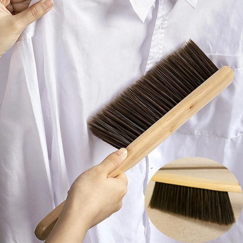 Natural Wood Brush Bar Dust Cleaning Brush Household Sweeping Broom Kitchen Cleaning Brush Solid Wood Sweeping Bed Brush Cheap