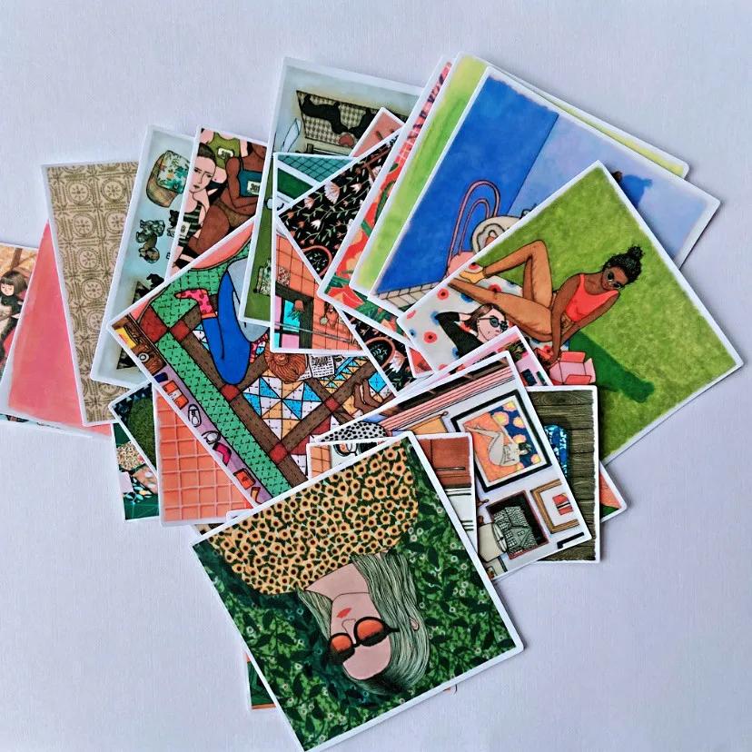 

24Pcs/Pack Cute Girls Sticker DIY Craft Scrapbooking Album Journal Happy Planner Decorative Stickers