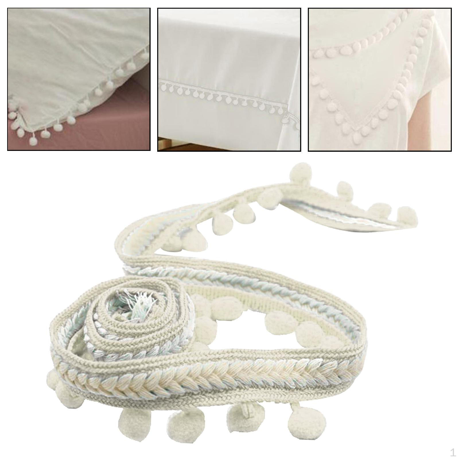 

Рулон обивочной ткани с кисточками для штор, плетеной швейной лентой и бахромой