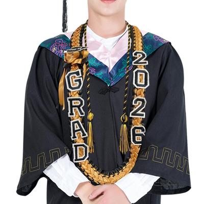 2026 Graduation Necklace Wreath Double Stranded Graduation Gift Gold Wreath High School And University Graduation Party Supplies