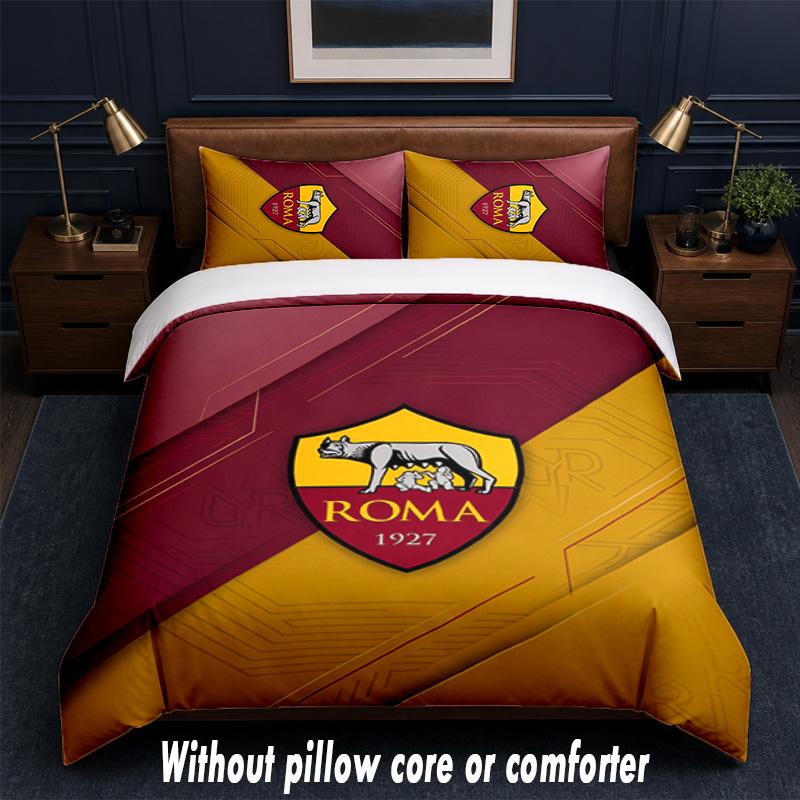 AS Roma Design Bed Bedding Set 1 Duvet Cover + 2 Pillowcases Soft Breathable Household Bed Linens