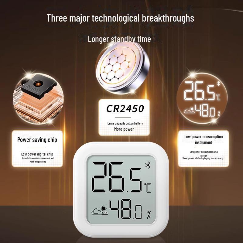 High-Precision Indoor Baby Room Thermo-Hygrometer