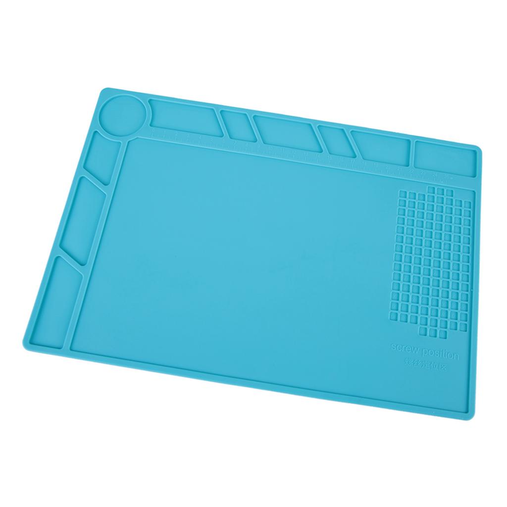 Soldering Station 500 degrees C Heat Resistant Pad Phone Watch Repair NOn slip Silicone Mat