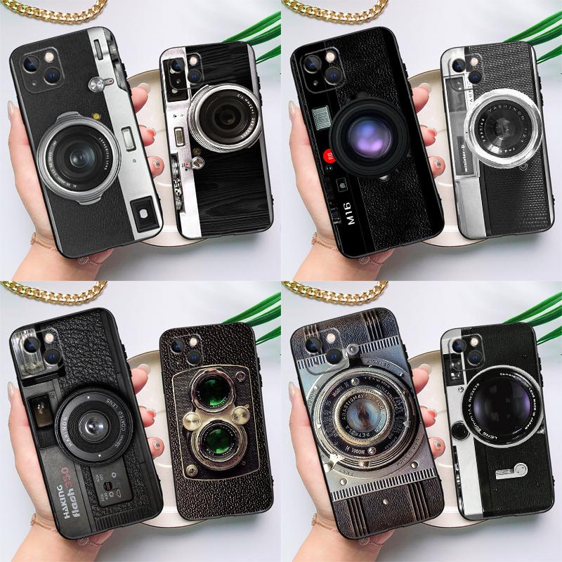 Vintage Camera Case For OnePlus Nord 5 CE 4 3 Lite N20 N30 OnePlus 15 13 12 11 8 9 10 Pro 12R 13T 13R Cover