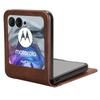 For Motorola Razr 50 5G/Razr 2024 5G Case Separable Design Card Slot Leather+PC Phone Cover