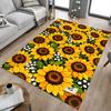 1PC Sunflower Extra Large Non-Slip Floor Carpet, Office, Family, Bedroom, Studio Large Area Rug,Longlasting Material-J0337