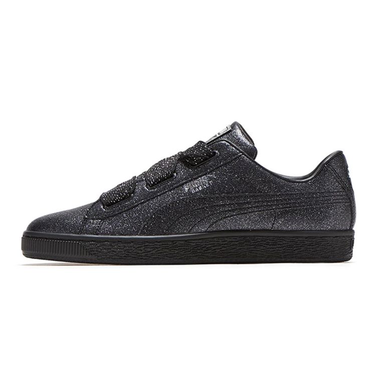 Puma Basket Heart Low Top Kids Sneakers Kids Sneakers Black 367630-02