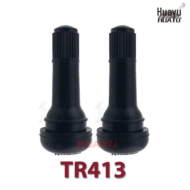 Бескамерный вентиль TR413/TR414 (резина и алюминий)