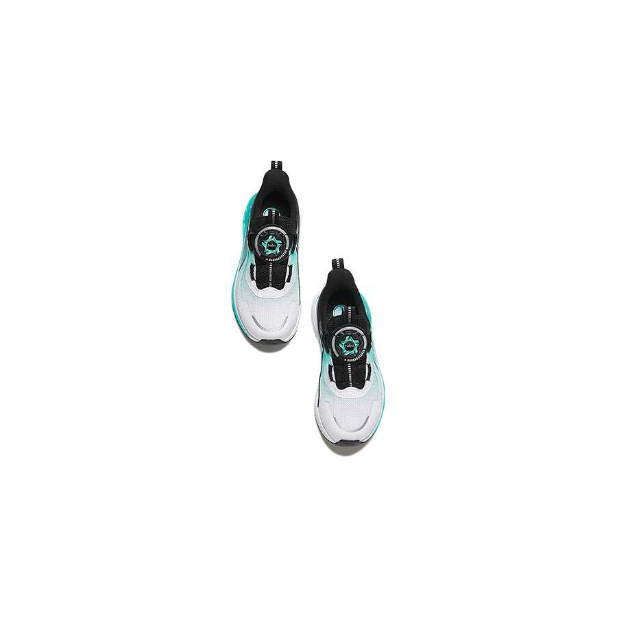 Anta Comfortable Lightweight Shock Absorbing Durable Low Top Kids Running Shoes Kids Sneakers Black White Blue 312419915-1