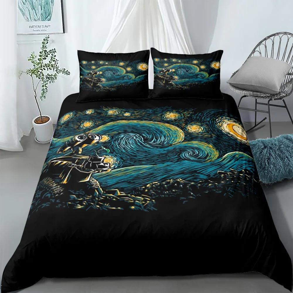 Van gogh Art Car Duvet Cover Set UK Single Double Queen US Twin Full King Size  Bed Linen Set
