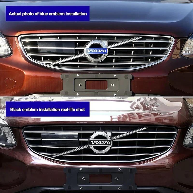 AABBJ1 Car Front Grille Logo Sticker for Volvo XC40 XC60 XC90 S60 S90 V50 V70 V60 Trunk Steering Wheel Emblem Badge Decal Accessories