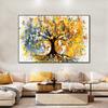 Abstract Art Watercolor Tree of Life Scandinavian Landscape Wall Art Flower Tree Canvas Poster and Prints Picture for Home Decor
