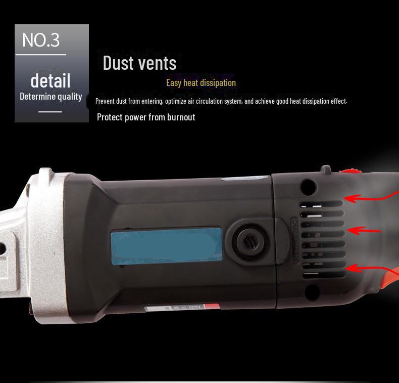 220V Car & Floor Tile Polishing Machine with Glaze Sealing and Integrated Copper Motor