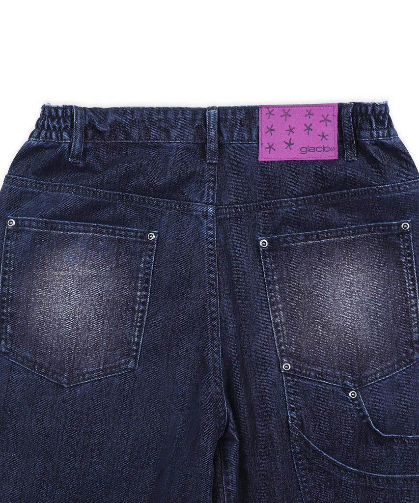 GLACK Gp174 Rusty Washed Wide Pants (Indigo)