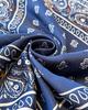 2026 New Vintage Paisley Print Shawl Square Scarf for Women Satin Wraps Neckerchief Female Hair Bands Ribbon Headband Bandana