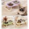 Anti-flip Pet High Footed Bowl Non-Slip Elevated Pet Feeder Bowl  Dog Accessories