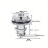 Password Swivel-tongue Lock Changing Locker Lock Drawer Lock Sauna Cabinet Mailbox Anti-theft File Cabinet Lock Mechanical Combination Lock