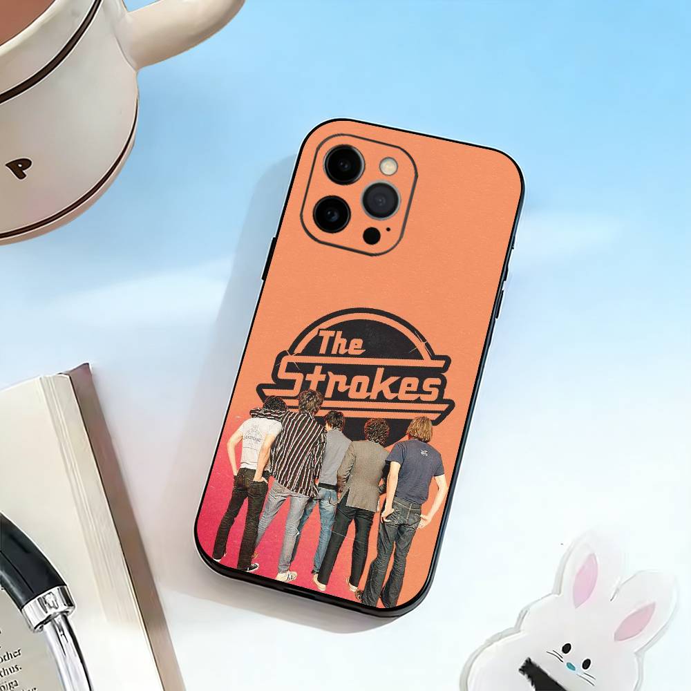 Band The s-Strokes  Phone Case Silicone Soft For IPhone 17 16 15 14 13 12 11 X XR Plus Pro Max Plus