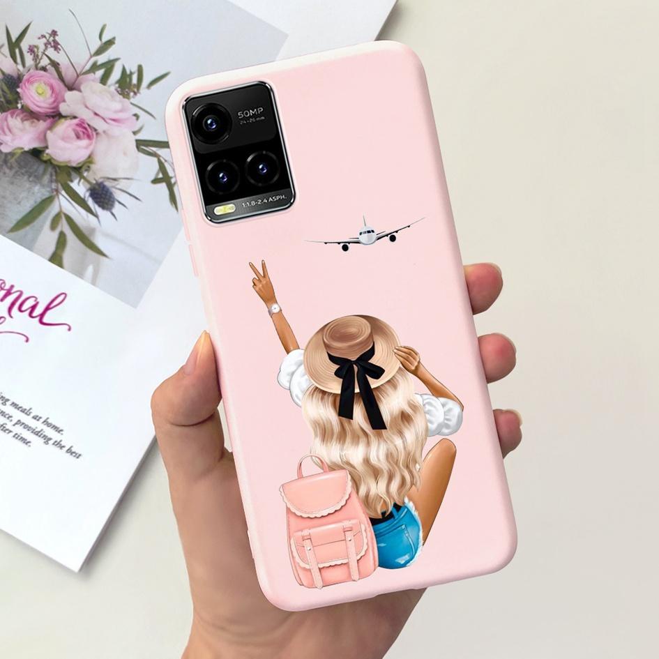 For Vivo Y21 2021 Case V2111 Cute Astronaut Duck Soft Silicone Cover For Vivo Y21s Y33s 4G Y21t Y33t Y21A V2110 V2135 V2109 Case