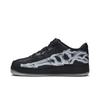 Nike Air Force 1 '07 QS 'Black Skeleton' (Unisex) Black / Black / Black Skateboard Shoes BQ7541 001
