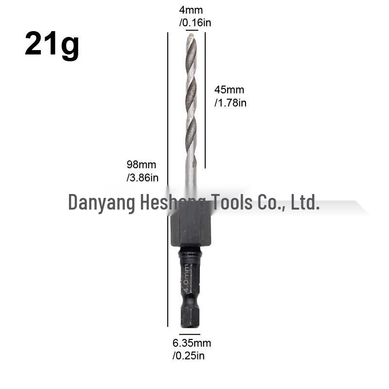 

5-Piece Quick-Change Hex Shank Twist Drill & Metal Hole Saw Set