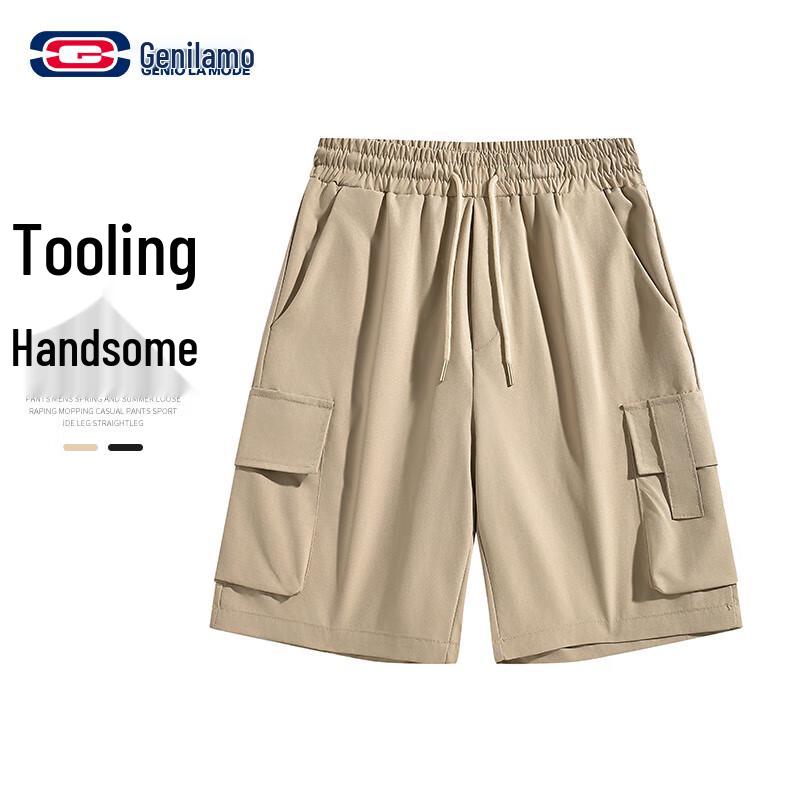 GENIOLAMODE Men s Loose Fit Cargo Shorts 2XL