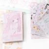 60Sheets/book Spring and Wishes Series Sticker Book DIY Handbook Scrapbook Photo Frame Envelope Decoration Stickers