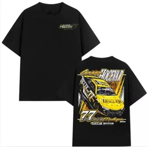 Carson Hocevar Racing T-Shirt, Zeigler 77 NASCAR Tee for Speed L