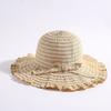 Summer Style Women's Travel Sun Protection Foldable Washable Fashionable Sweet Dome Patterned Sun Hat