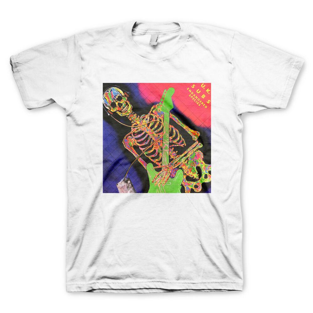 

UK Subs Endangered White T-Shirt XL