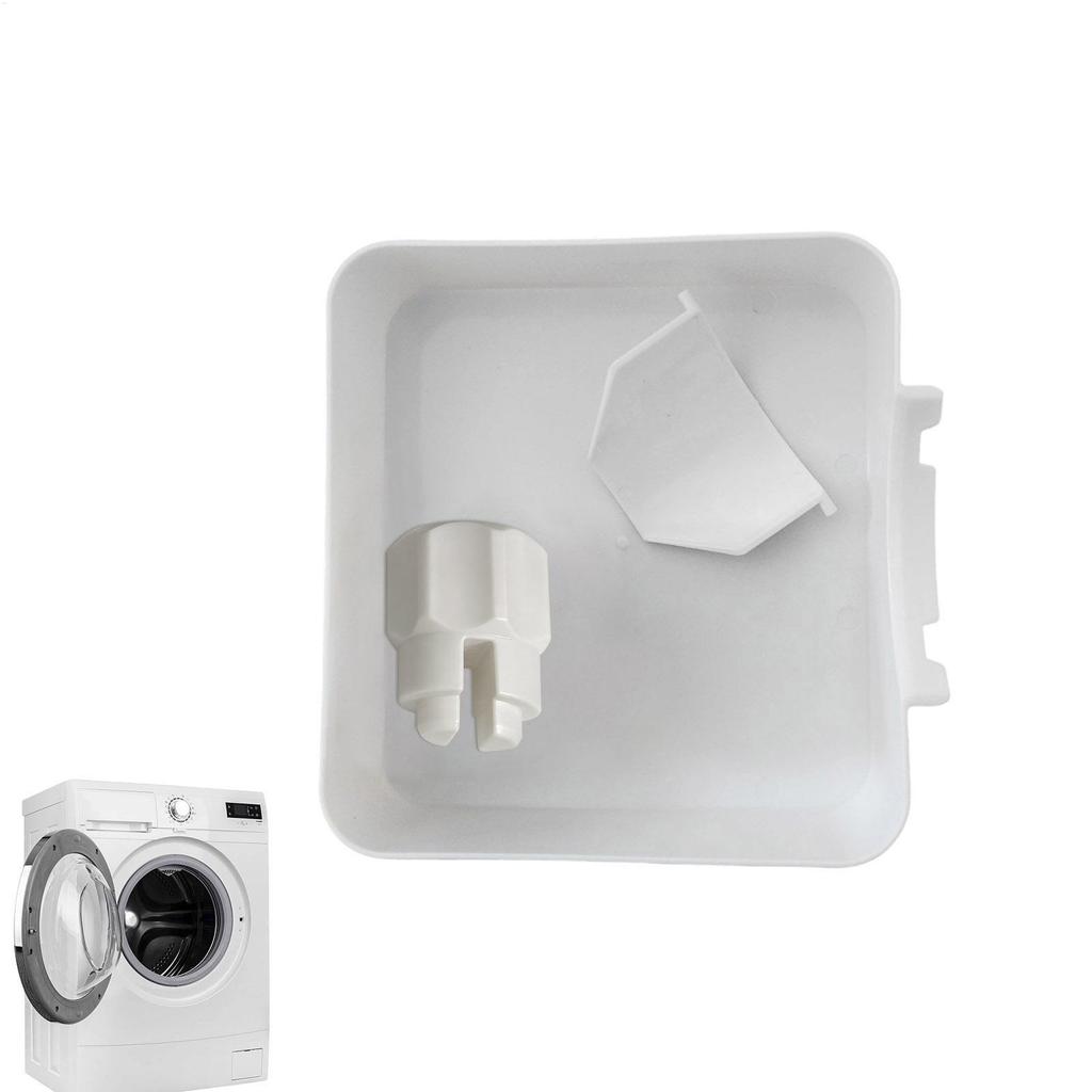 Bac de vidange pour machine à laver Entonnoir de vidange Impression 3D Bac d'égouttement Filtre de lave-linge Capteur d'eau de nettoyage pour propriétaires Locataires