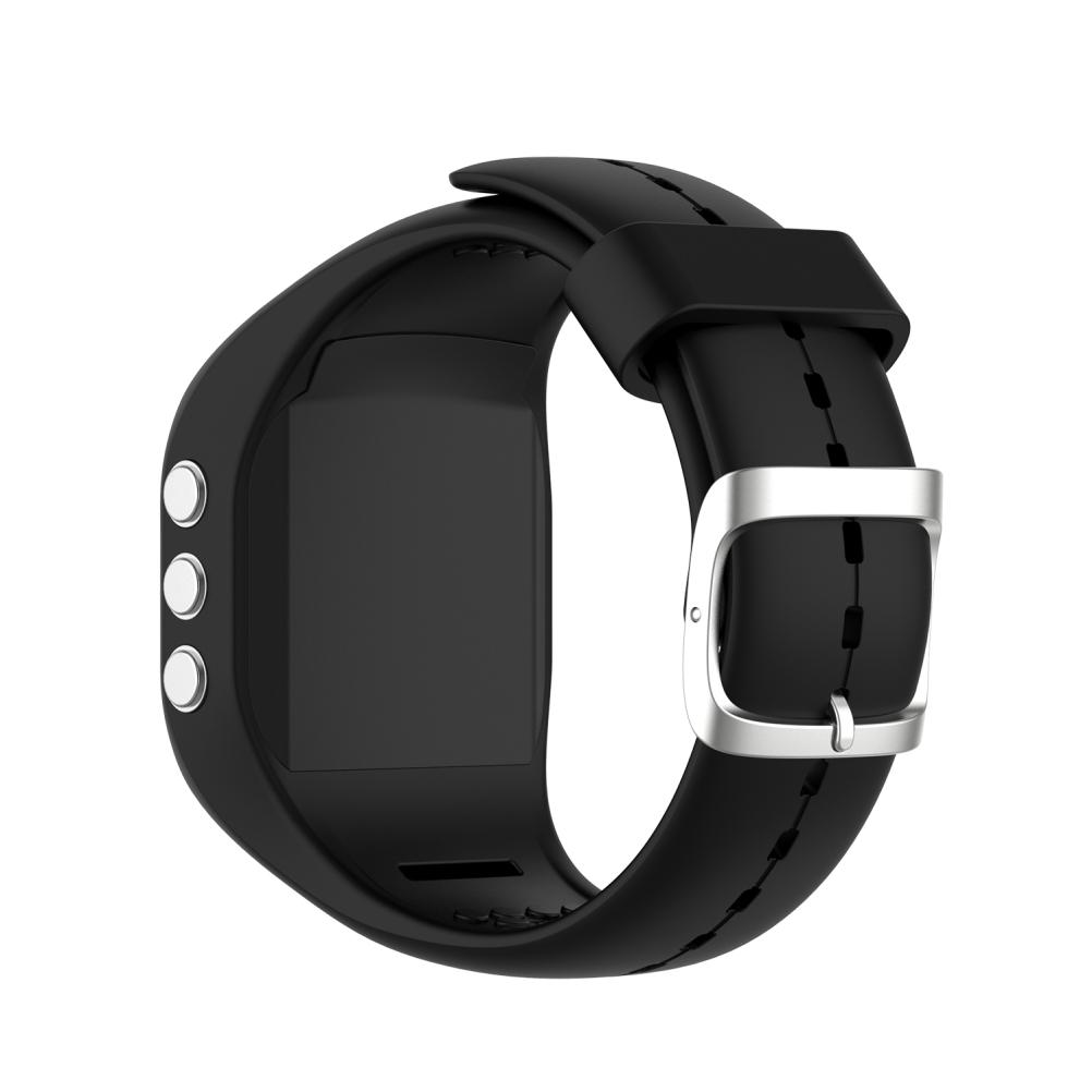 Colorful Silicone Strap Steel Buckle Replacement Band for Polar A300 Smartwatch