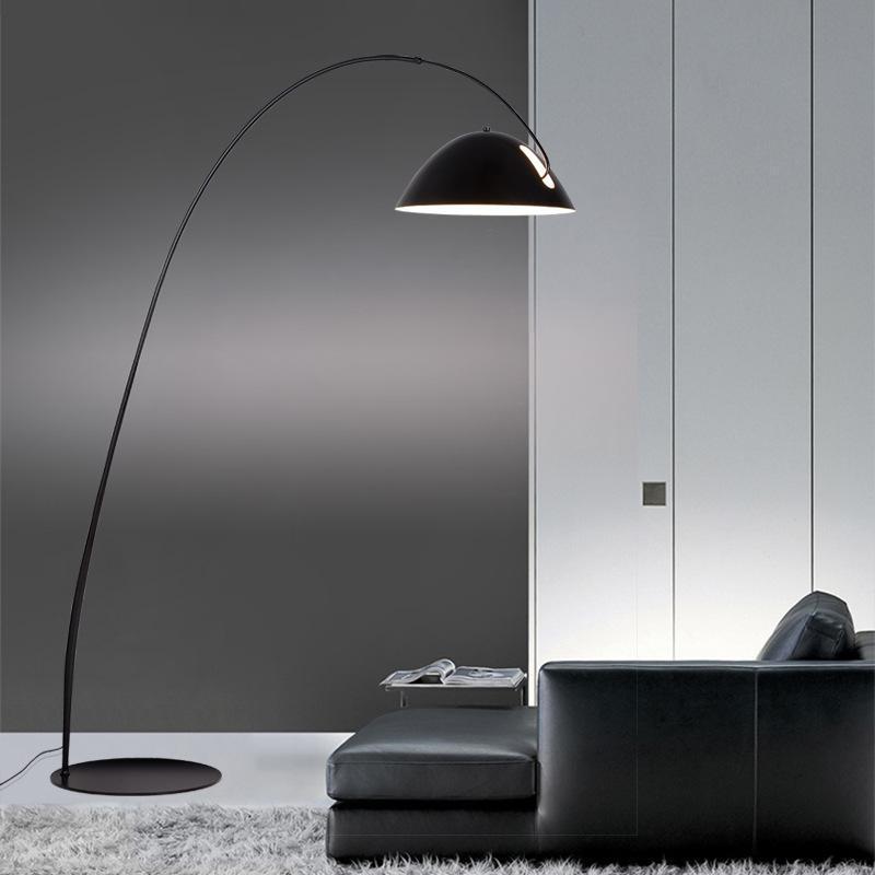 Nordic Minimalist Fishing Floor Lamp - Elegant Living Room Decor, Atmospheric Vertical Light, Luxurious Art Design