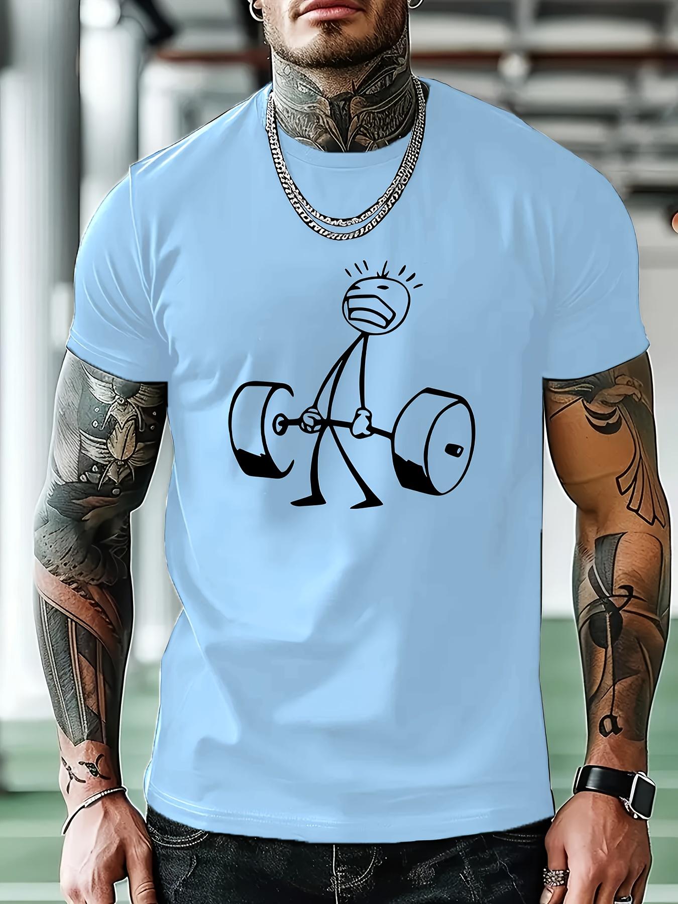 

Casual Graphic T-shirt - Geometric Print Short Sleeve Round Neck Summer Tee XXXXL