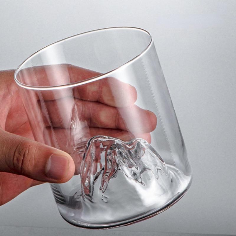 180 ml/320 ml Mountain View Cup Haushalts-Whiskyglas-Weinset Tibetan Mountain Spirit Glass Cups Trinkgeschirr Ausländischer Weinbecher