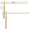 99.9% Pure Copper Dowsing Rods Professional Ghost Hunting Treasure Searching Tool Portable Copper Divining Rod Equipment